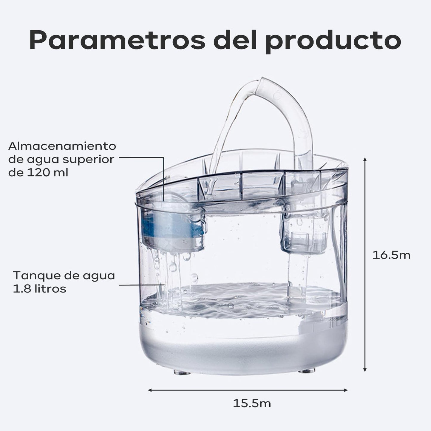 Bebedero Eléctrico para Gatos